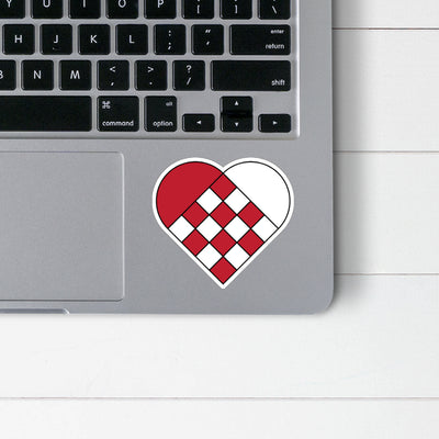 Jul Heart Sticker Scandinavian Design Studio