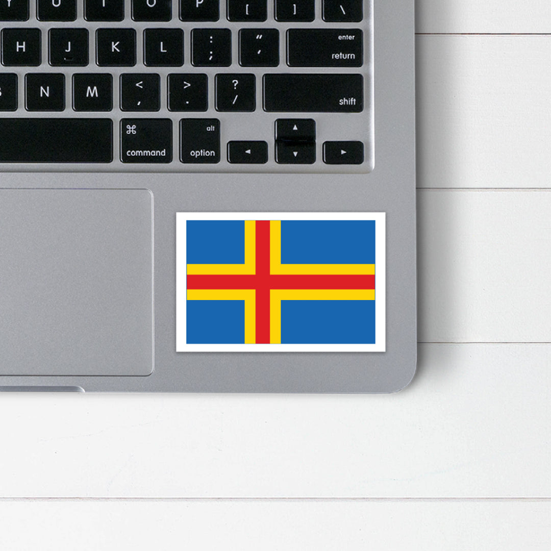 Åland Flag Sticker Scandinavian Design Studio