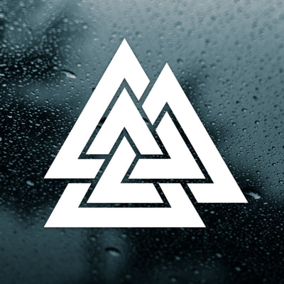 Valknut Vinyl Decal Scandinavian Design Studio