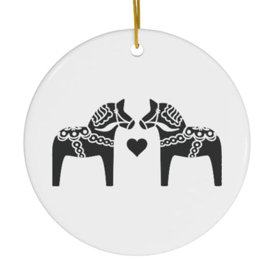 Dala Horse Ornament Scandinavian Design Studio