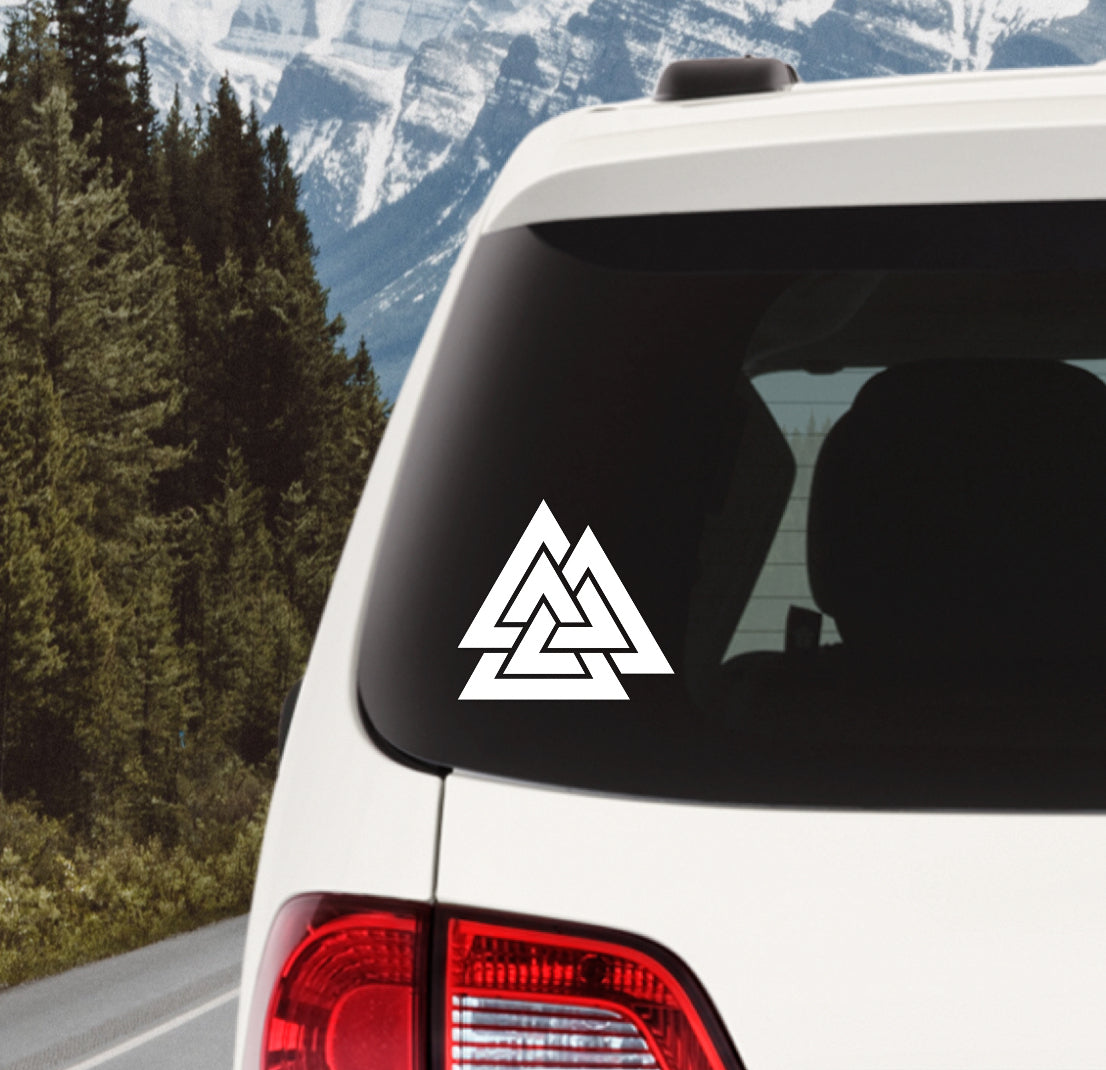 Valknut Vinyl Decal Scandinavian Design Studio