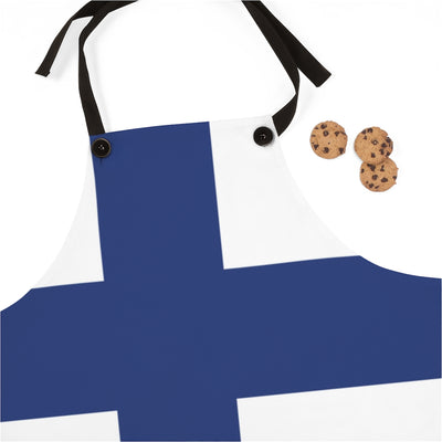 Finnish Flag Apron Scandinavian Design Studio