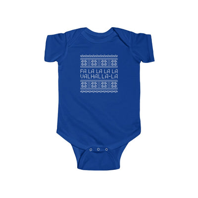 Valhalla Ugly Sweater Baby Bodysuit Scandinavian Design Studio