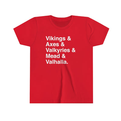 Viking Life Kids T-Shirt Scandinavian Design Studio