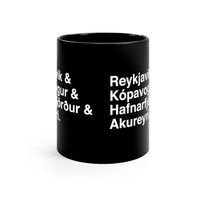 Cities Of Iceland Mug Scandinavian Design Studio