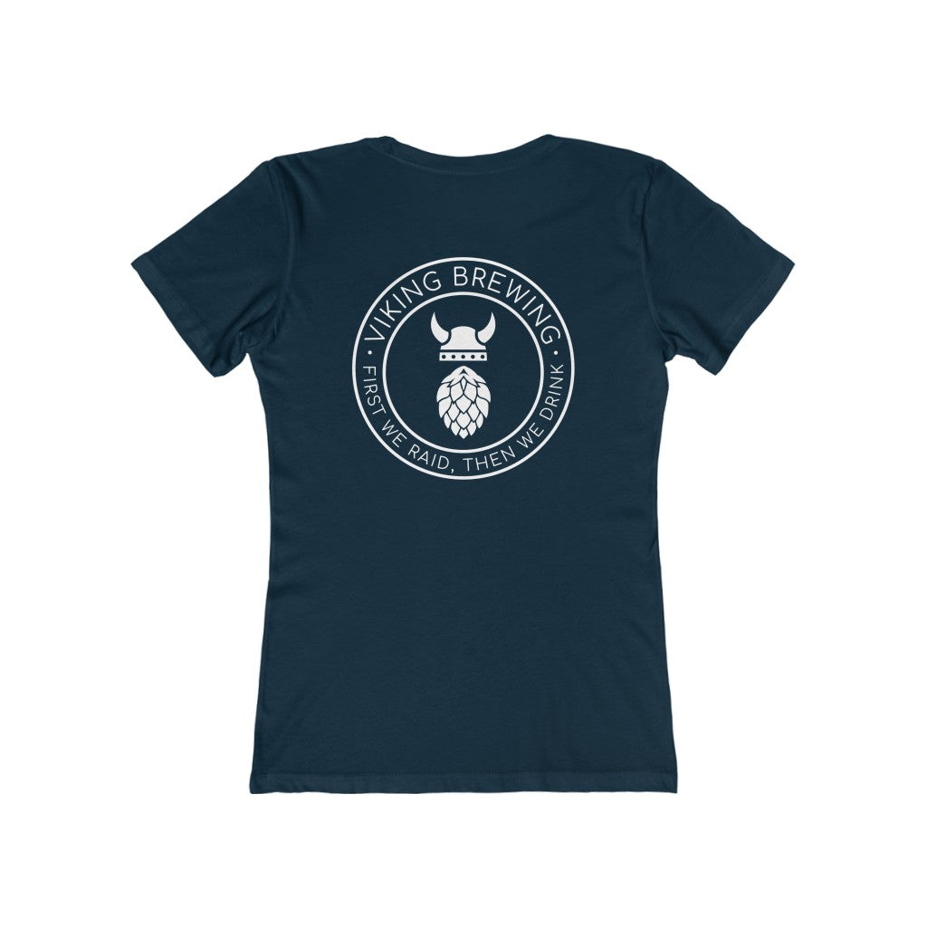 Viking Brewing Women's Fit T-Shirt Solid Midnight Navy / S - Scandinavian Design Studio