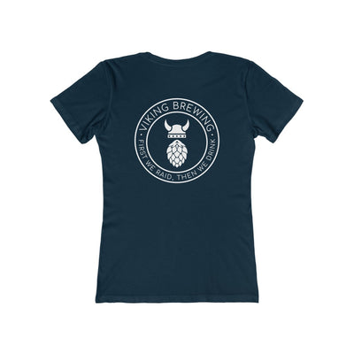 Viking Brewing Women's Fit T-Shirt Solid Midnight Navy / S - Scandinavian Design Studio