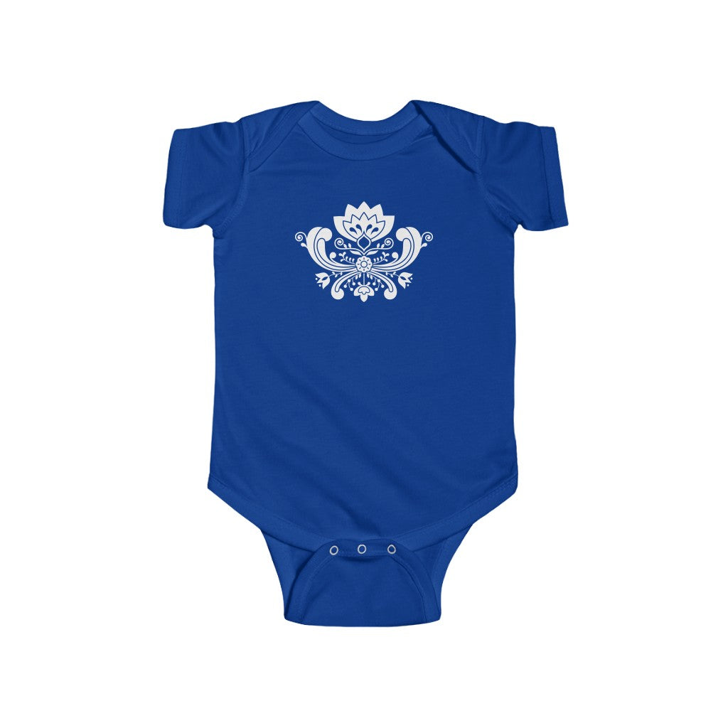 Rosemaling Baby Bodysuit Scandinavian Design Studio