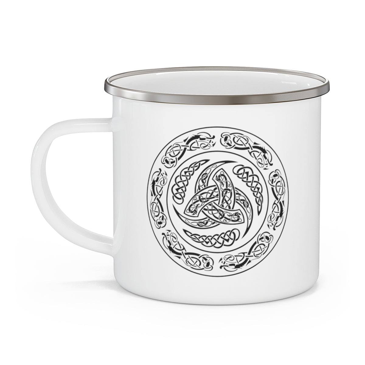 Viking Shield Camping Mug Scandinavian Design Studio