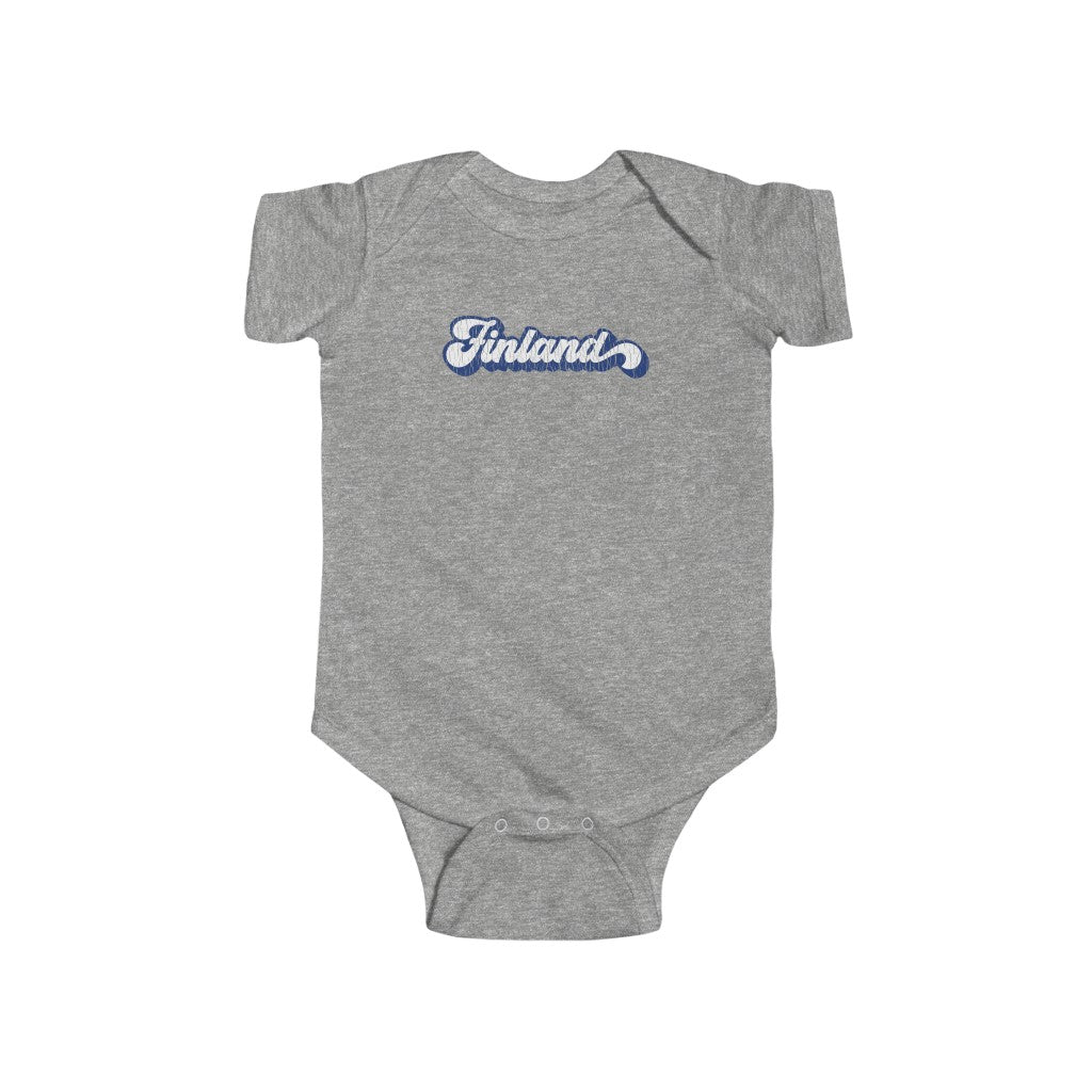 Retro Finland Baby Bodysuit Scandinavian Design Studio