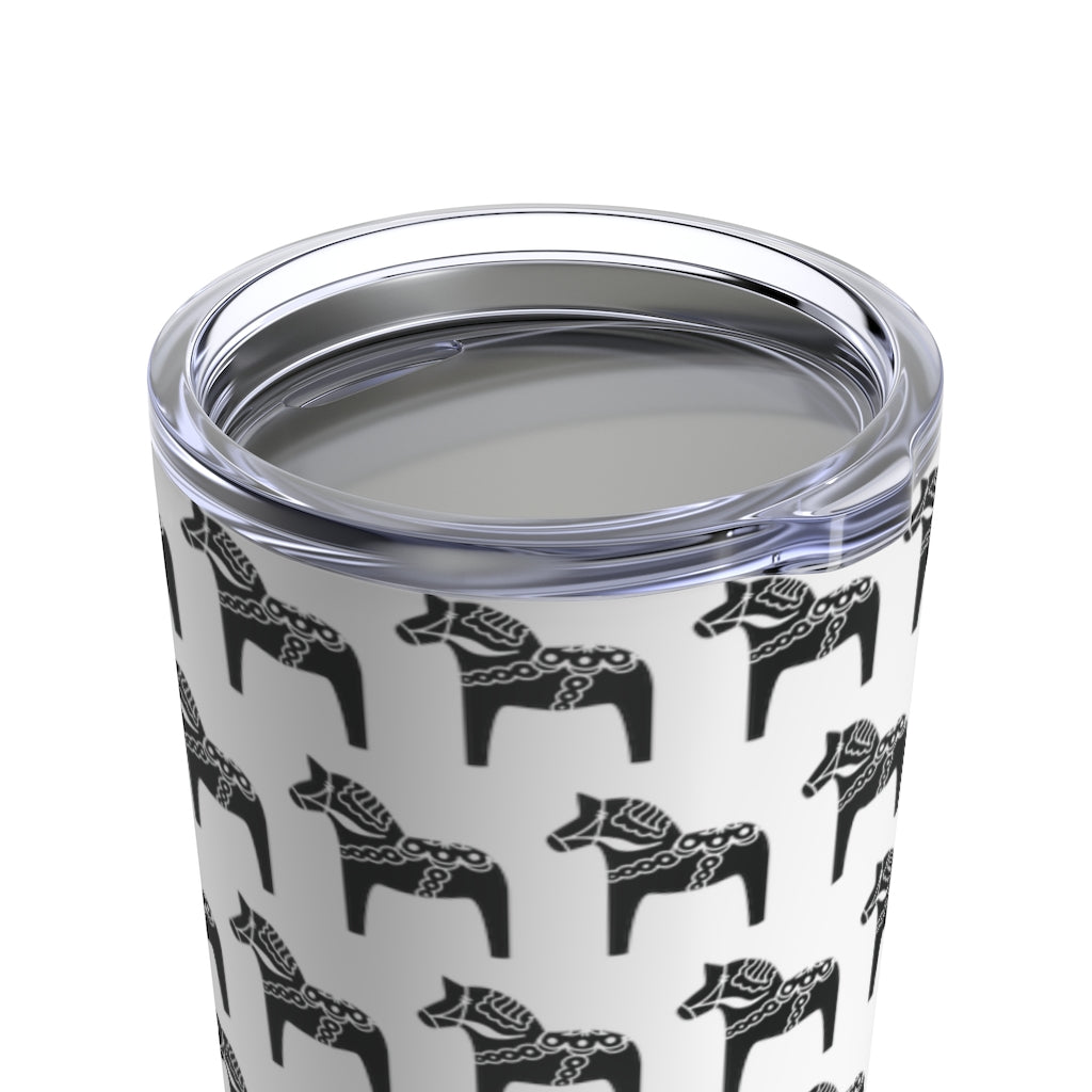 Dala Horse Print 20 oz Insulated Tumbler Scandinavian Design Studio