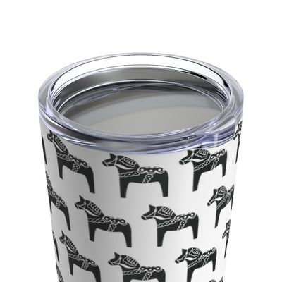 Dala Horse Print 20 oz Insulated Tumbler Scandinavian Design Studio