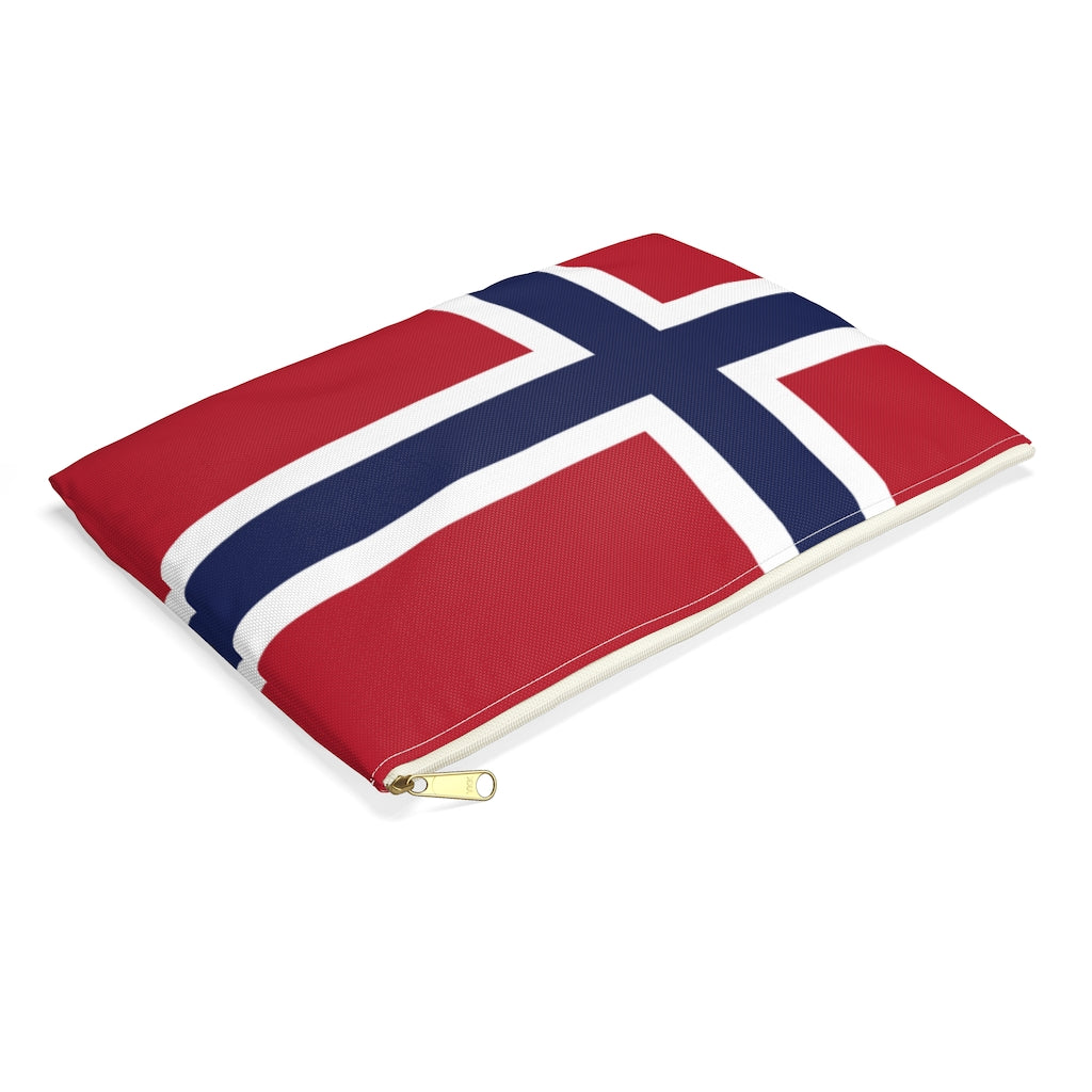 Norwegian Flag Accessory Pouch Scandinavian Design Studio