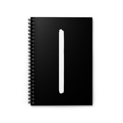 Isa (Ice) Viking Rune Spiral Notebook Scandinavian Design Studio