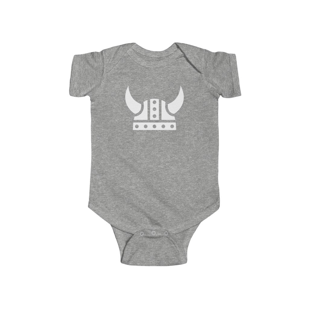 Viking Helmet Baby Bodysuit Scandinavian Design Studio