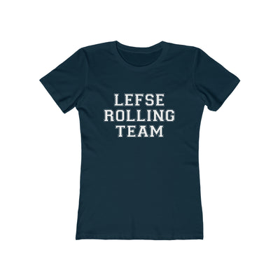 Lefse Rolling Team Women's Fit T-Shirt Scandinavian Design Studio