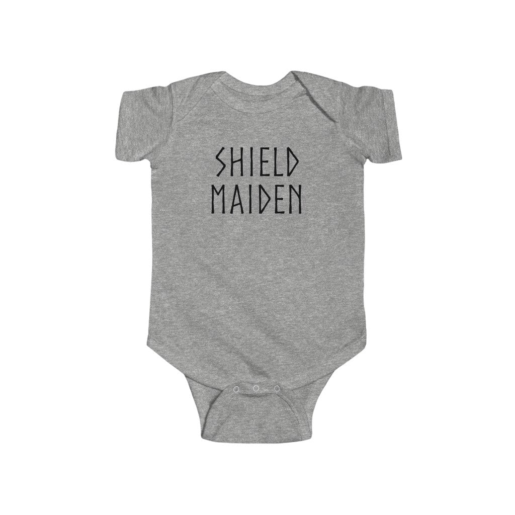 Shield Maiden Baby Bodysuit Scandinavian Design Studio