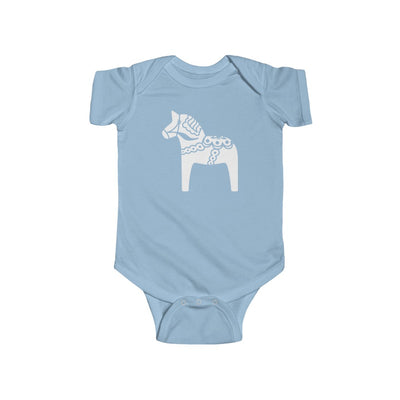 Swedish Horse Baby Bodysuit Scandinavian Design Studio