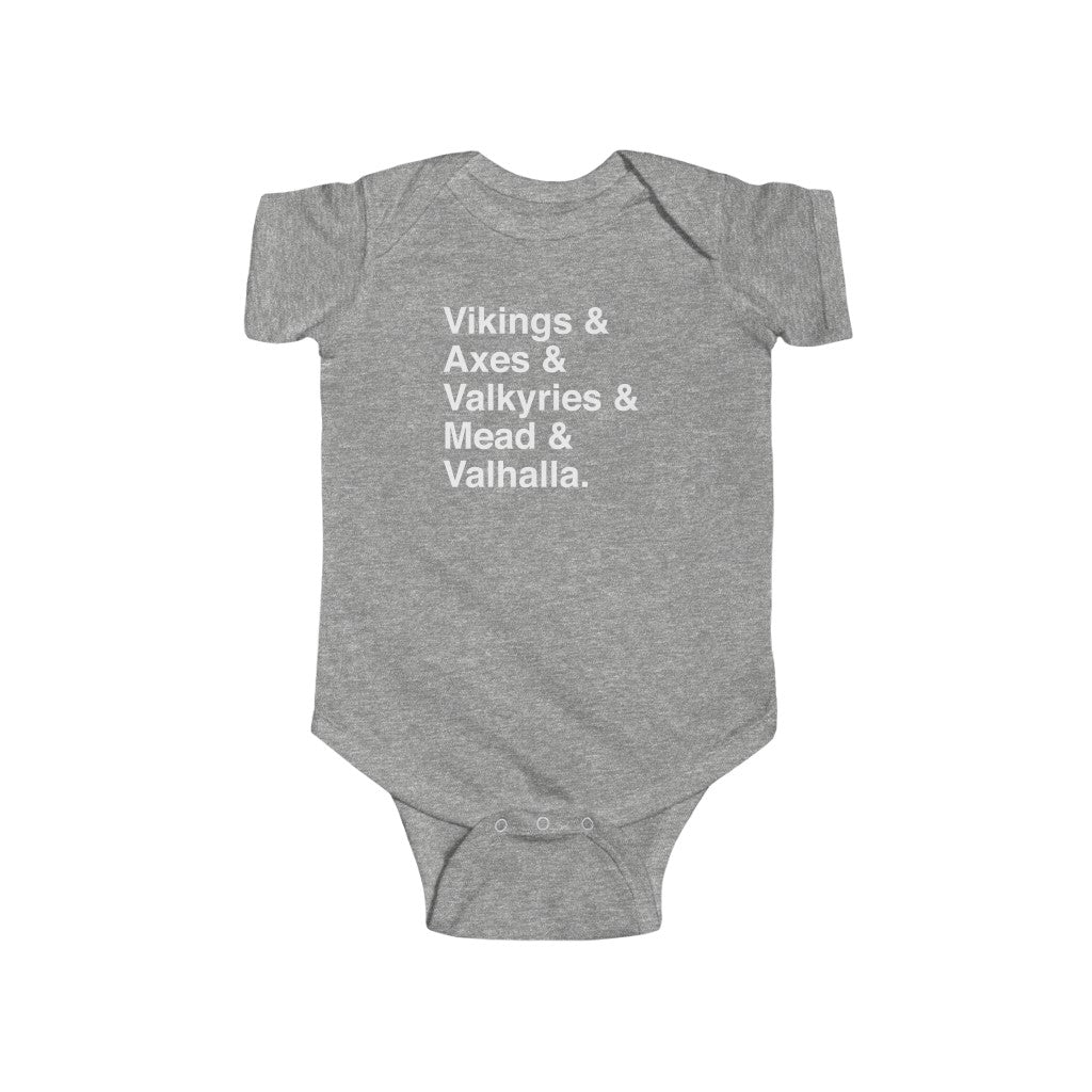 Viking Life Baby Bodysuit Scandinavian Design Studio