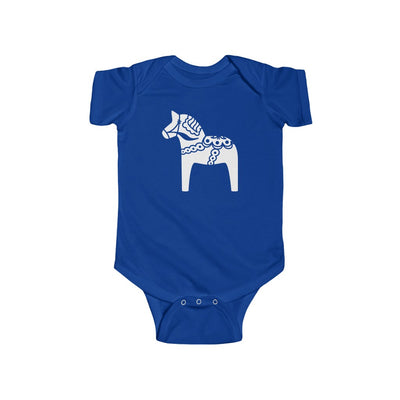 Swedish Horse Baby Bodysuit Scandinavian Design Studio