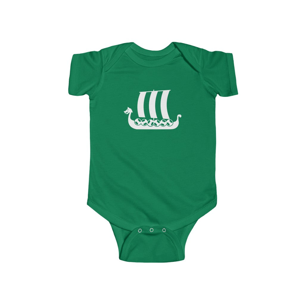 Viking Ship Baby Bodysuit Scandinavian Design Studio