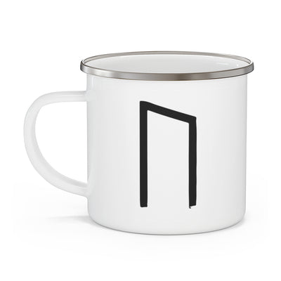 Uruz (Strength) Viking Rune Enamel Camping Mug Scandinavian Design Studio