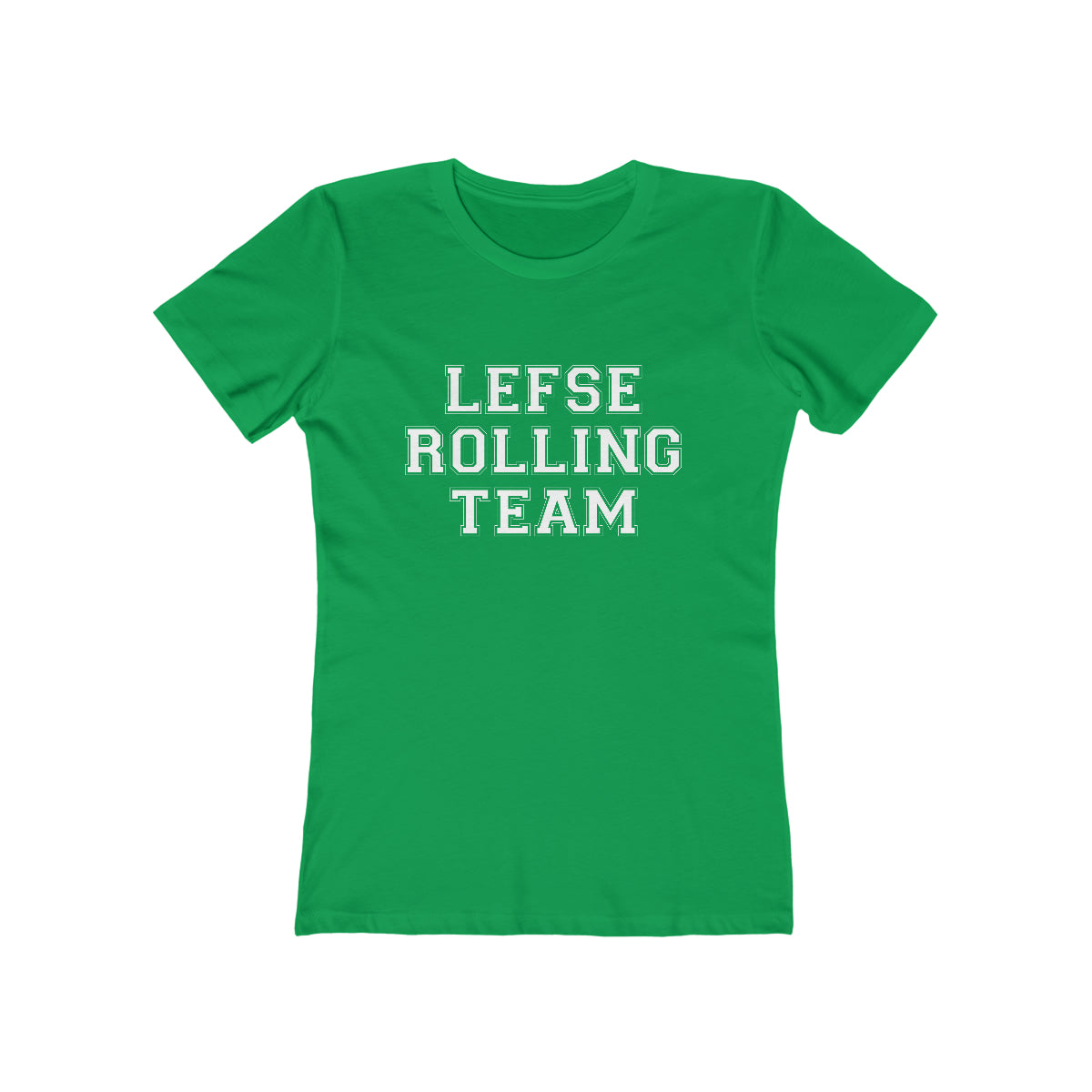 Lefse Rolling Team Women's Fit T-Shirt Scandinavian Design Studio