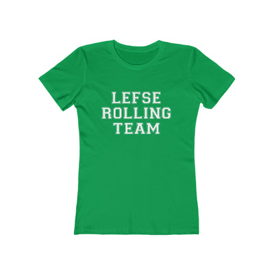 Lefse Rolling Team Women's Fit T-Shirt Scandinavian Design Studio