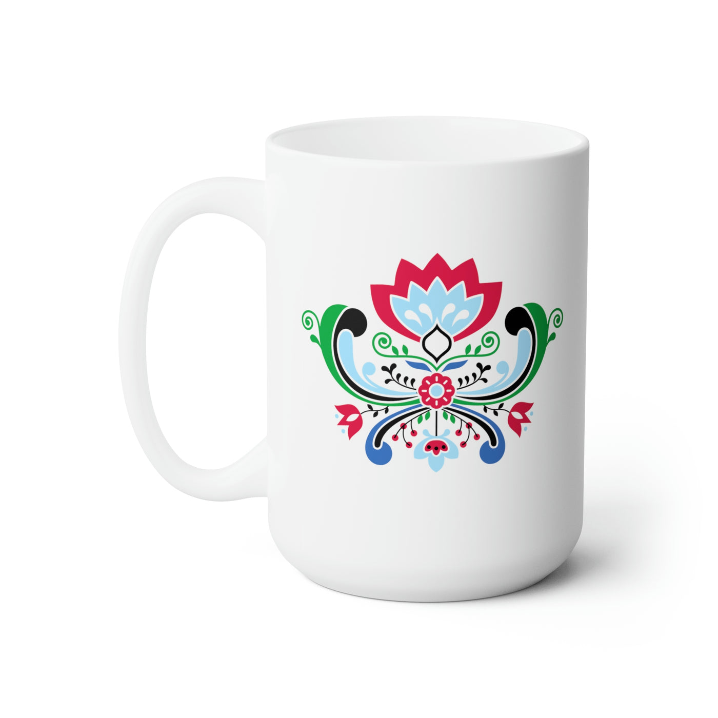 Midsummer Rosemaling Mug