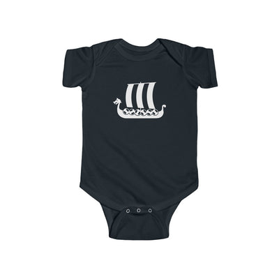 Viking Ship Baby Bodysuit Scandinavian Design Studio