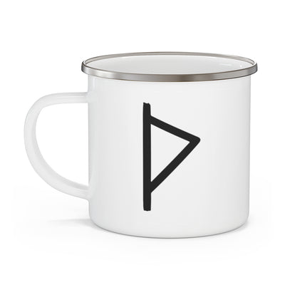 Thurisaz (Thor's Hammer) Viking Rune Enamel Camping Mug Scandinavian Design Studio