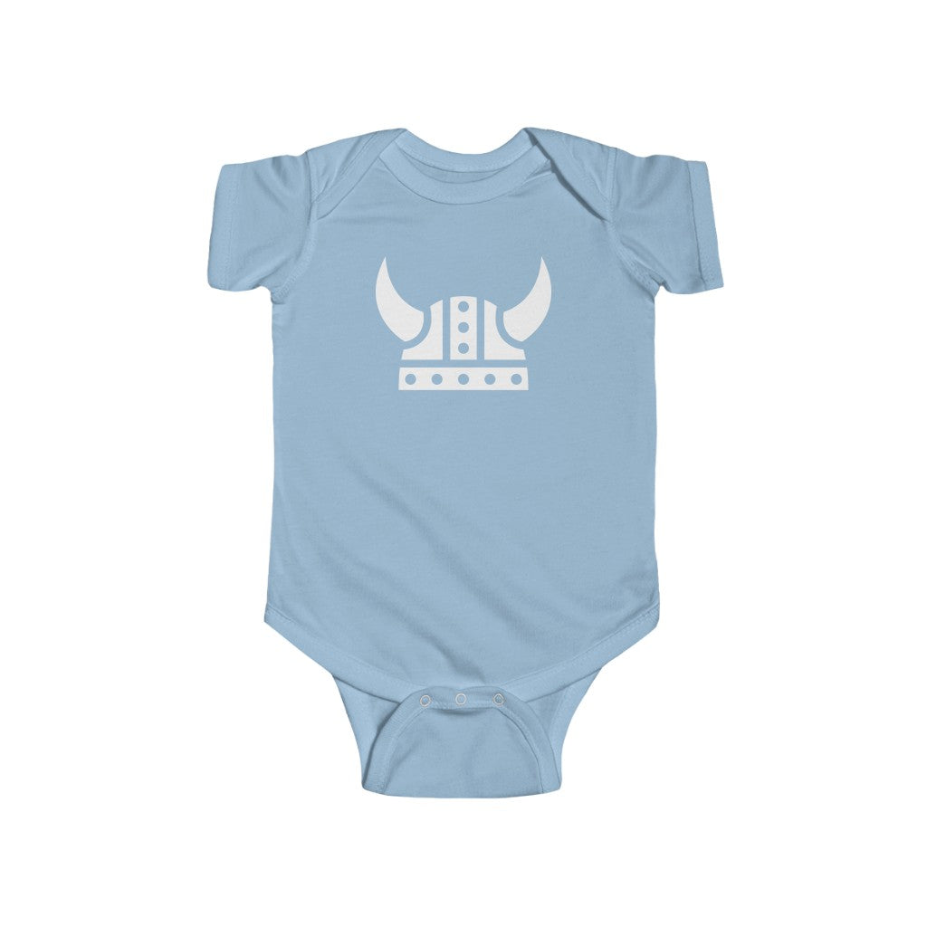 Viking Helmet Baby Bodysuit Scandinavian Design Studio