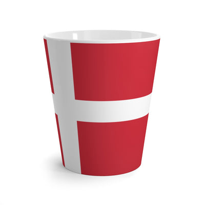 Danish Flag Latte Mug Scandinavian Design Studio