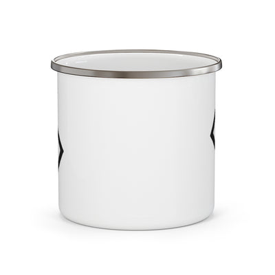 Jera (Harvest) Viking Rune Enamel Camping Mug Scandinavian Design Studio