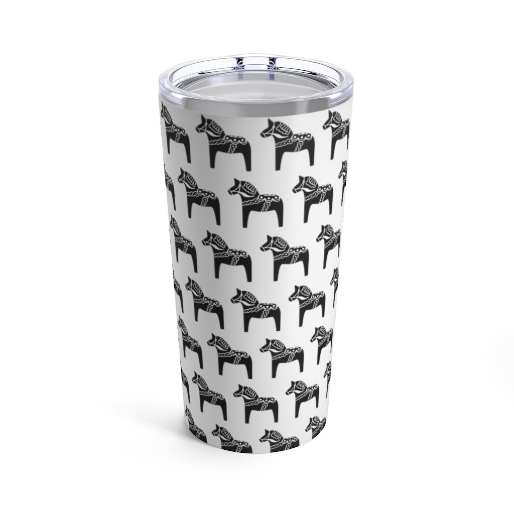 Dala Horse Print 20 oz Insulated Tumbler Scandinavian Design Studio