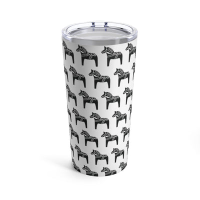 Dala Horse Print 20 oz Insulated Tumbler Scandinavian Design Studio