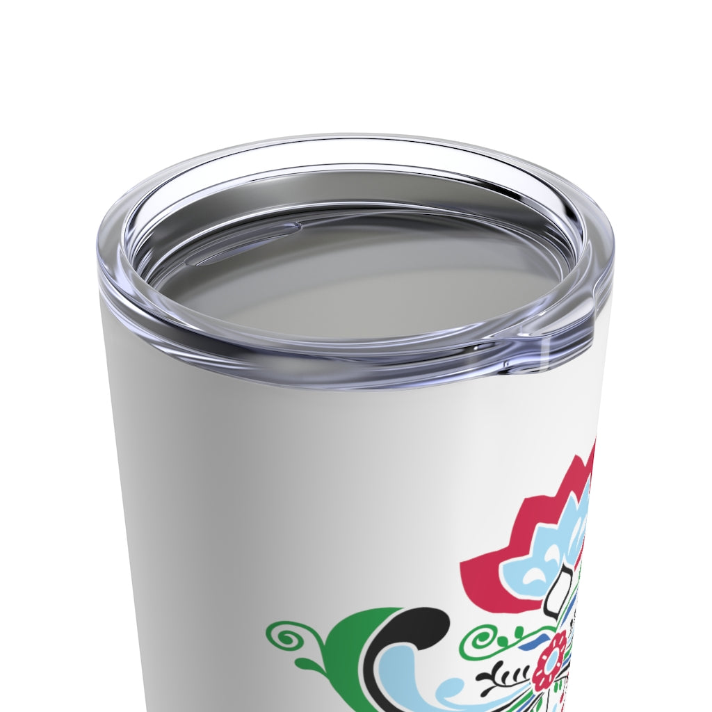 Midsummer Rosemaling 20 oz Insulated Tumbler Scandinavian Design Studio