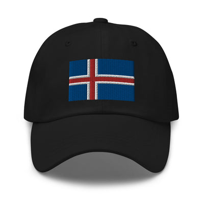 Icelandic Flag Embroidered Hat Scandinavian Design Studio