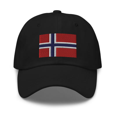 Norwegian Flag Embroidered Hat Scandinavian Design Studio