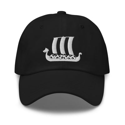 Viking Ship Embroidered Hat Scandinavian Design Studio