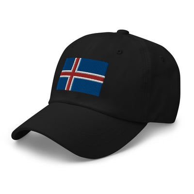 Icelandic Flag Embroidered Hat Scandinavian Design Studio