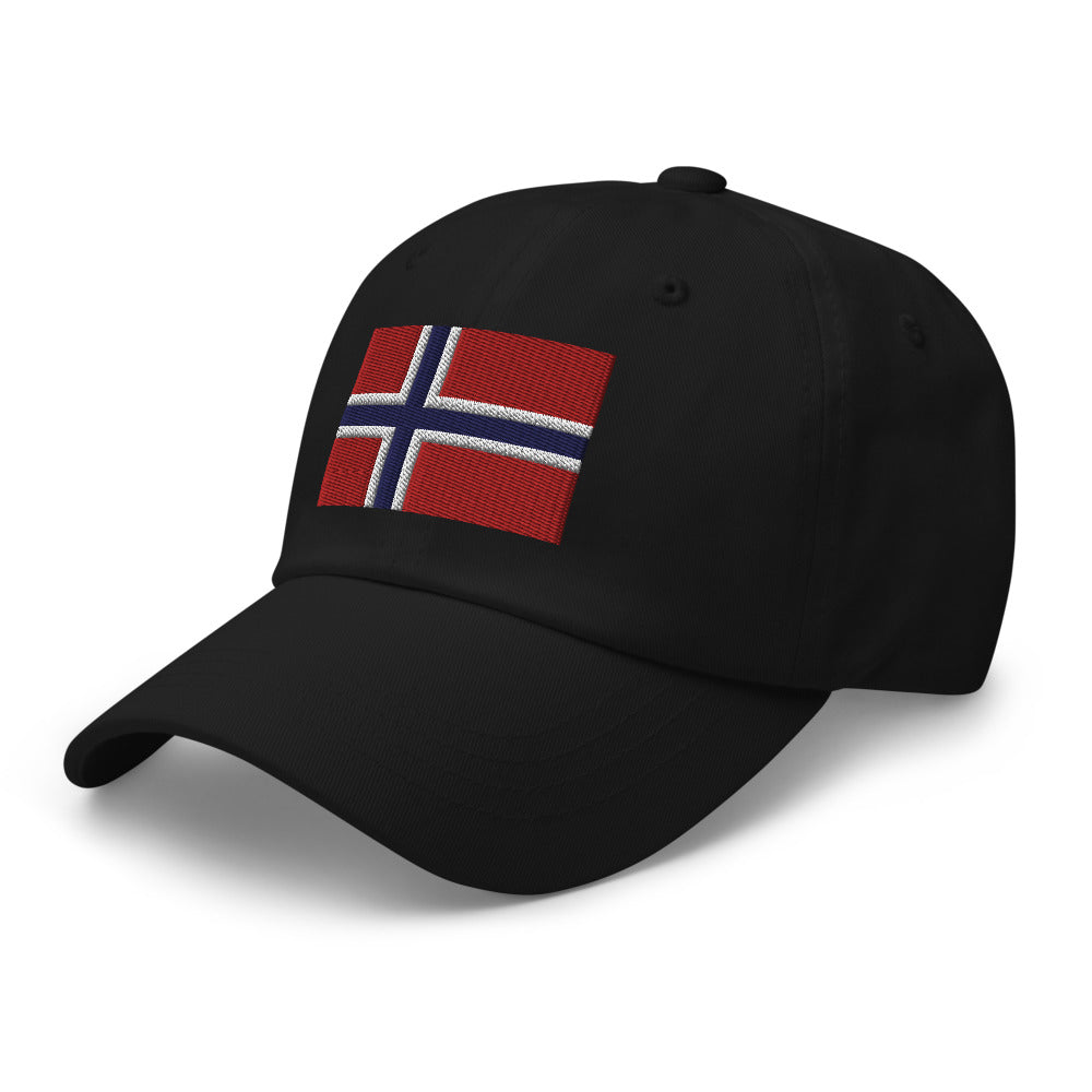 Norwegian Flag Embroidered Hat Scandinavian Design Studio