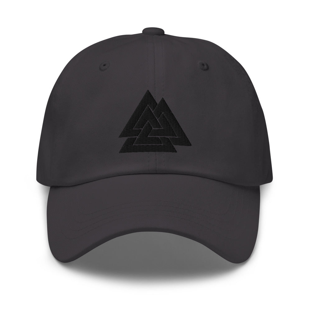 Valknut Embroidered Hat Scandinavian Design Studio