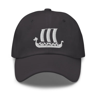 Viking Ship Embroidered Hat Scandinavian Design Studio