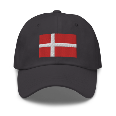 Danish Flag Embroidered Hat Scandinavian Design Studio