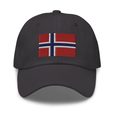Norwegian Flag Embroidered Hat Scandinavian Design Studio