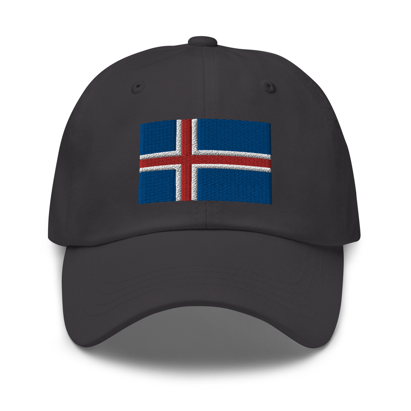Icelandic Flag Embroidered Hat Scandinavian Design Studio