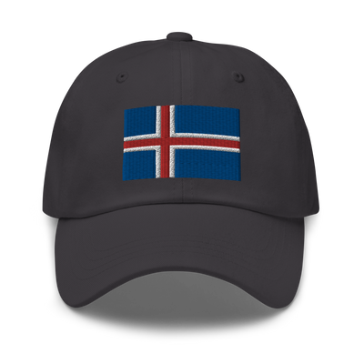 Icelandic Flag Embroidered Hat Scandinavian Design Studio