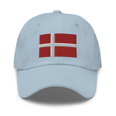 Danish Flag Embroidered Hat Scandinavian Design Studio