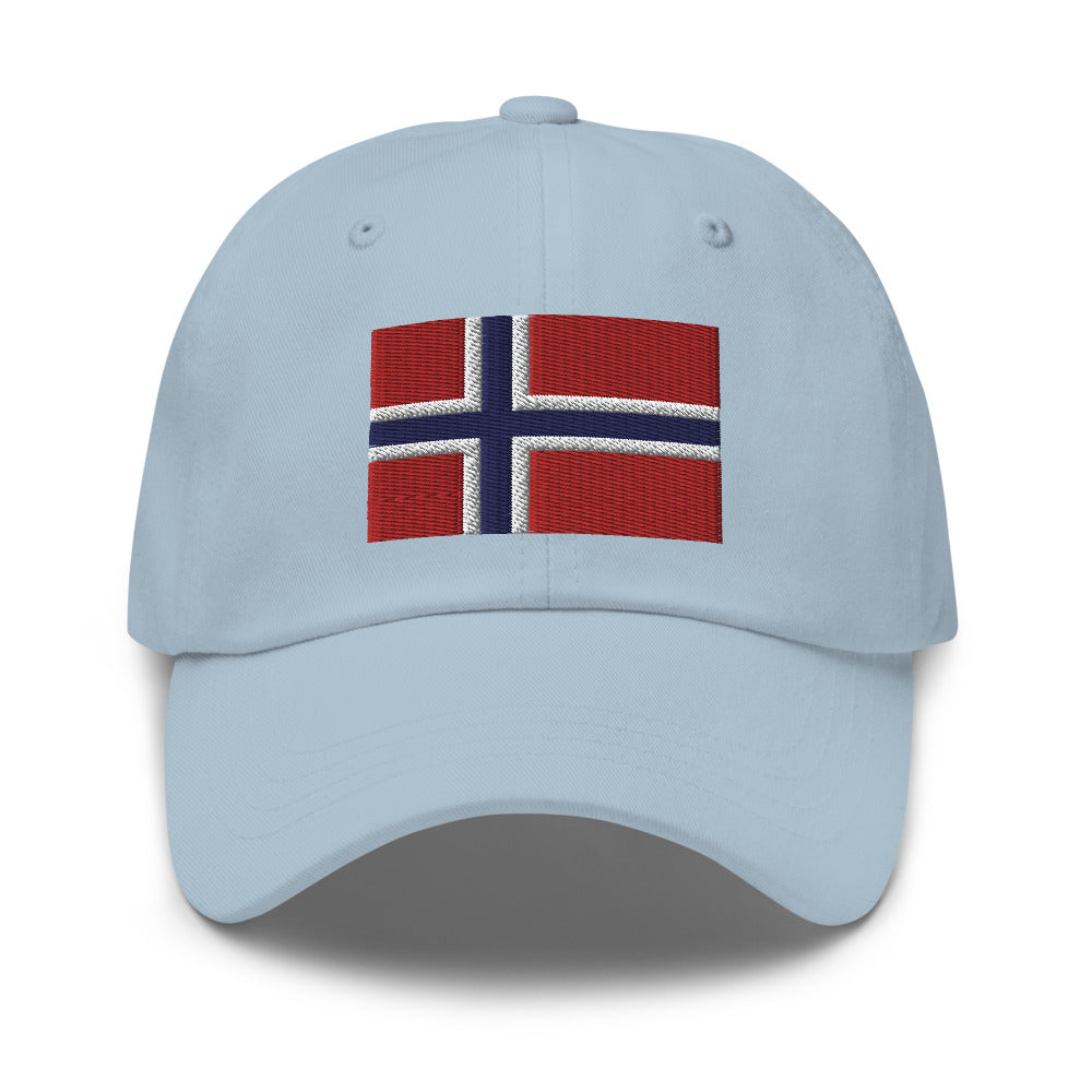 Norwegian Flag Embroidered Hat Scandinavian Design Studio